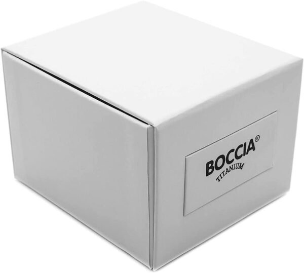 Boccia Damen Titan Uhr mit Lederarmband elegant und leicht im Alltag