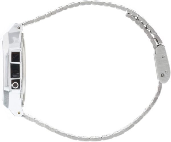 Casio A168WA-1YES Sportliche Digitaluhr mit Kalenderfunktion und Edelstahlarmband ideal für Geschenke