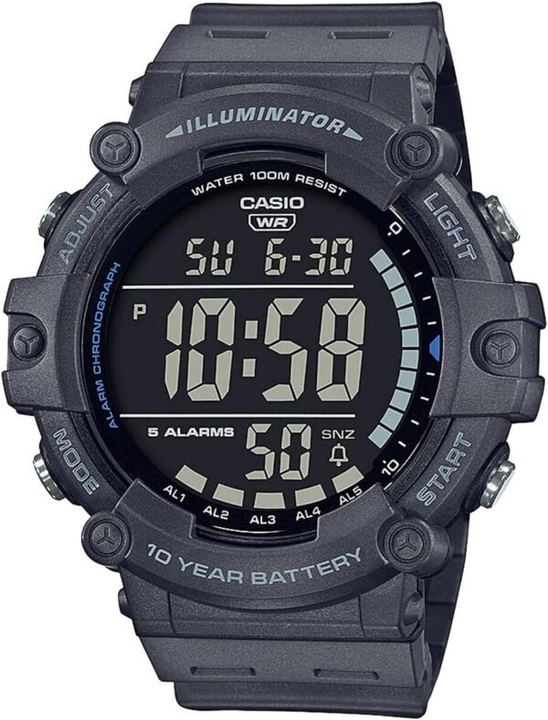 Casio - COLL Sports Armbanduhr AE-1500WH-8BVEF - Herren Uhr - Wasserdicht - Digital - Mit Kunststoffband - Blau