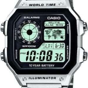 Casio Collection AE1200WH, Men's Digital Watch with Resin Strap