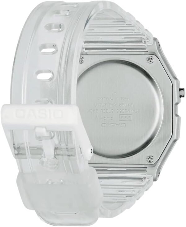 Casio Collection F-91WS-7EF Digitale Damen Armbanduhr mit Stoppfunktion und Tagesalarm