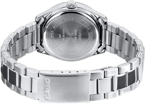 Casio Collection MTP-1302PD-1A1VEF Herren Armbanduhr mit Neo Display und Edelstahlarmband begeistert Fans