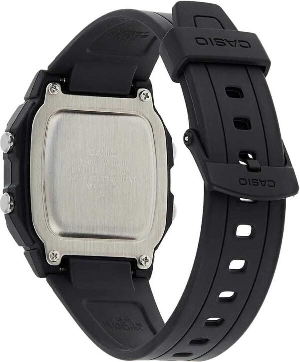 Casio Collection W-800H-1BVES Digitale Unisex Uhr mit LED Licht und Multi Alarm Features