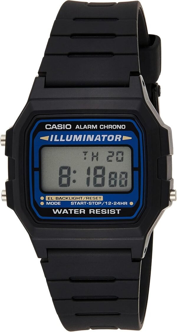 Casio F-105W-1AWYEF Herren Digitaluhr mit Illuminator und Wasserdichtigkeit begeistert Fans