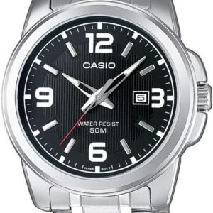Casio Men's Analogue Quartz Watch With Stainless Steel Strap, Bracelet