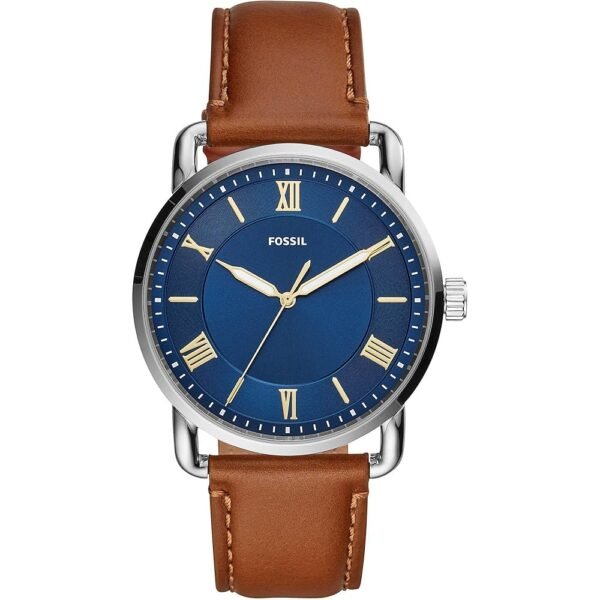 Fossil Copeland Men's Quartz Watch with Stainless Steel or Leather Strap
