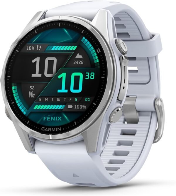 Garmin Fenix 8 43mm Multisport-Smartwatch mit AMOLED, GPS und Topo-Karten für Profis