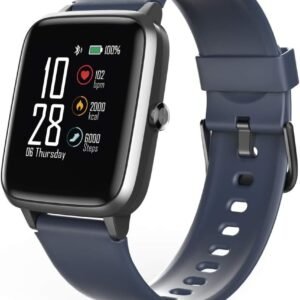 Hama Smartwatch 4900 Waterproof (Fitness Tracker for Heart Rate / Calories, Sports Watch with Pedometer, Sleep Monitor, Music Control, Fitness Bracelet for Men and Women, 6 Days...