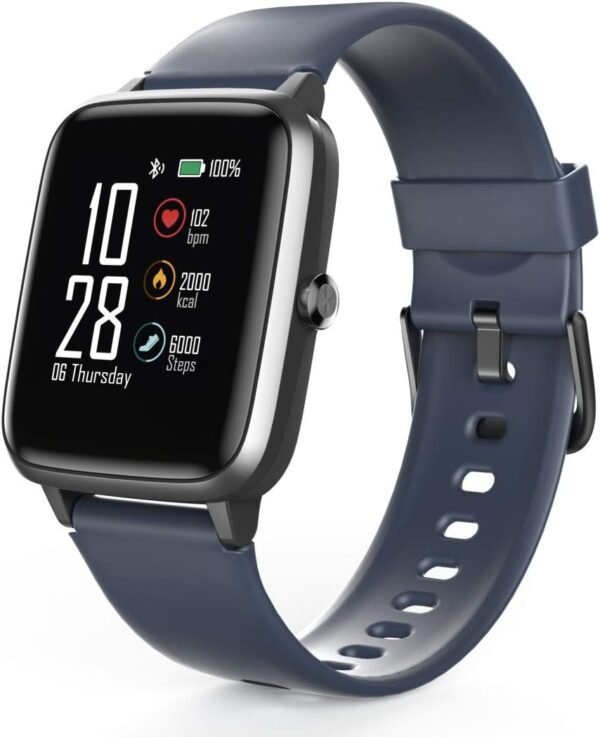Hama Smartwatch 4900 Waterproof (Fitness Tracker for Heart Rate / Calories, Sports Watch with Pedometer, Sleep Monitor, Music Control, Fitness Bracelet for Men and Women, 6 Days...