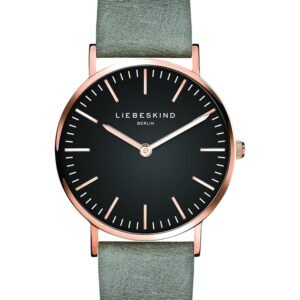 Liebeskind Damen Analog Quarz Uhr mit Lederarmband