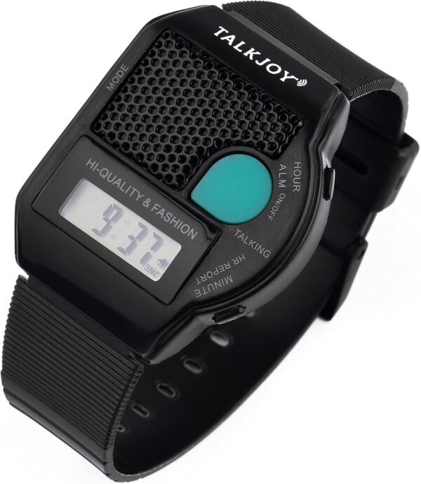Luxusnetz Sprechende Armbanduhr mit lauter Zeitansage und integriertem Wecker ideal für Senioren