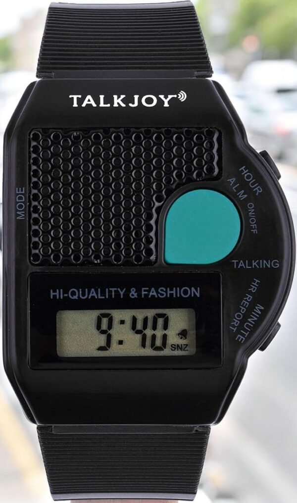 Luxusnetz Sprechende Armbanduhr mit lauter Zeitansage und integriertem Wecker ideal für Senioren