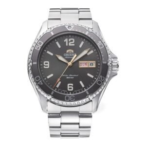 Orient Kamasu/Mako III Men's Automatic Manual Winding Sports Steel or Silicone Divers' Watch with Screw Crown and Sapphire Crystal