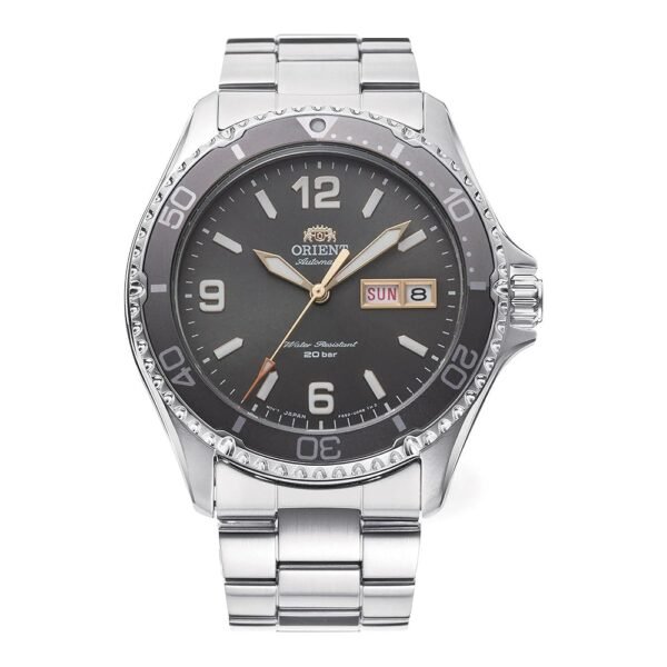 Orient Kamasu/Mako III Men's Automatic Manual Winding Sports Steel or Silicone Divers' Watch with Screw Crown and Sapphire Crystal