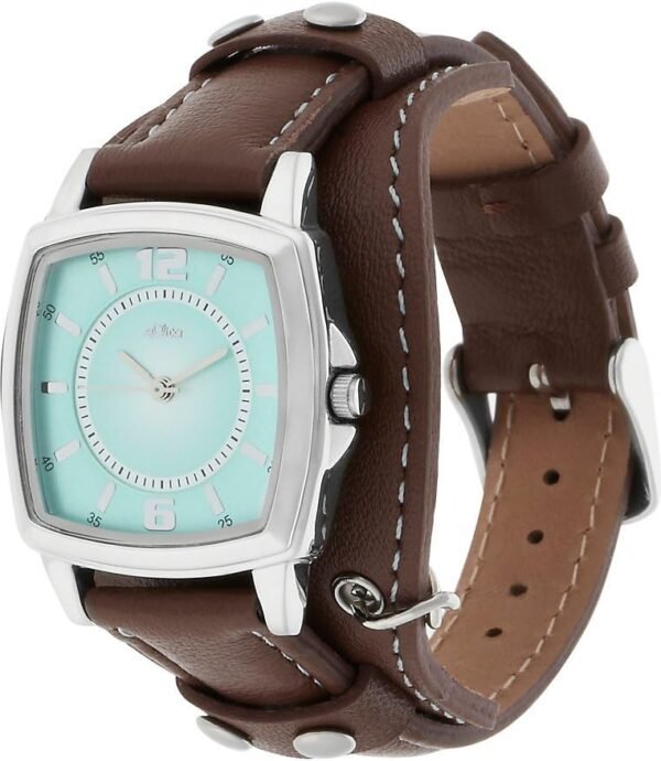 s.Oliver Analogue Quartz Watch, blue