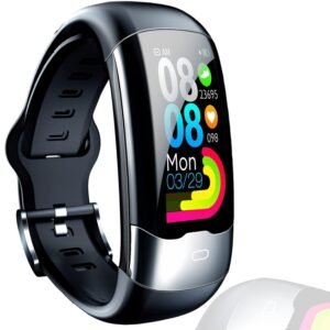 XORO SMW 10 Fitness Watch with Bluetooth, ECG, Heart Rate and Blood Pressure Measurement, Blood Oxygen Measurement, Distance Measurement, Step and Calorie Counter